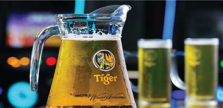 Cerveja Tiger no Brasil
