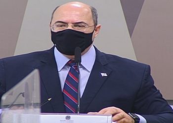 Em depoimento à CPI da Covid na manhã desta quarta-feira (16) no Senado, o ex-governador do Estado do Rio de Janeiro, Wilson Witzel,