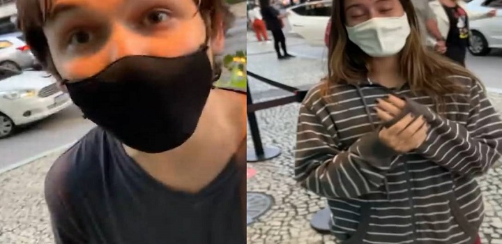 Casal racismo no Leblon
