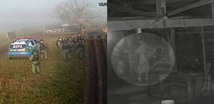 Lázaro Barbosa dormia no local quando dono e caseiro chegaram. Ele pediu comida, mas fugiu ao desconfiar que homem pegaria arma