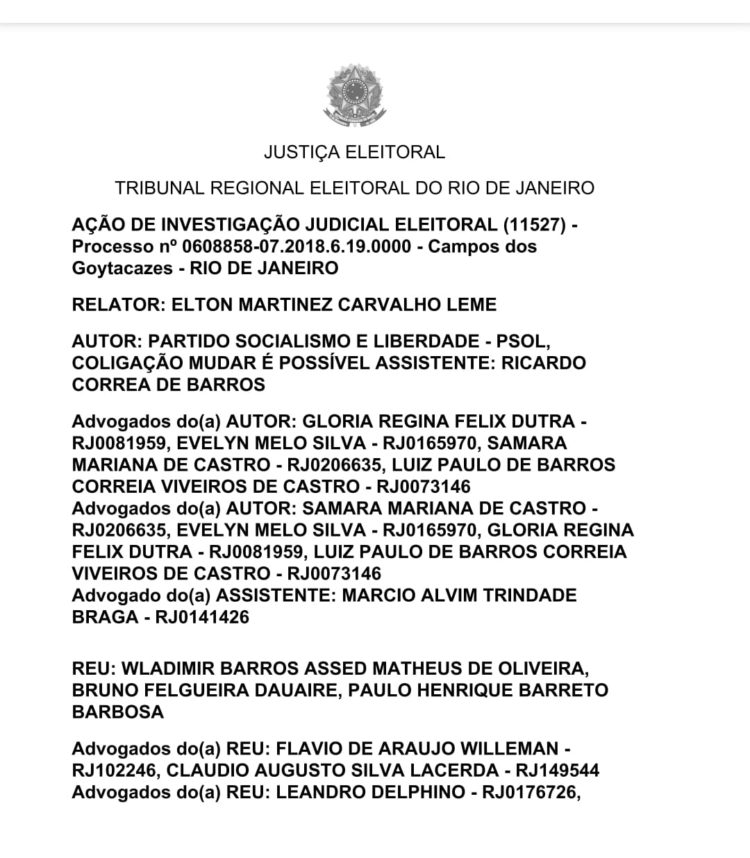 AIJE - Wladimir Garotinho