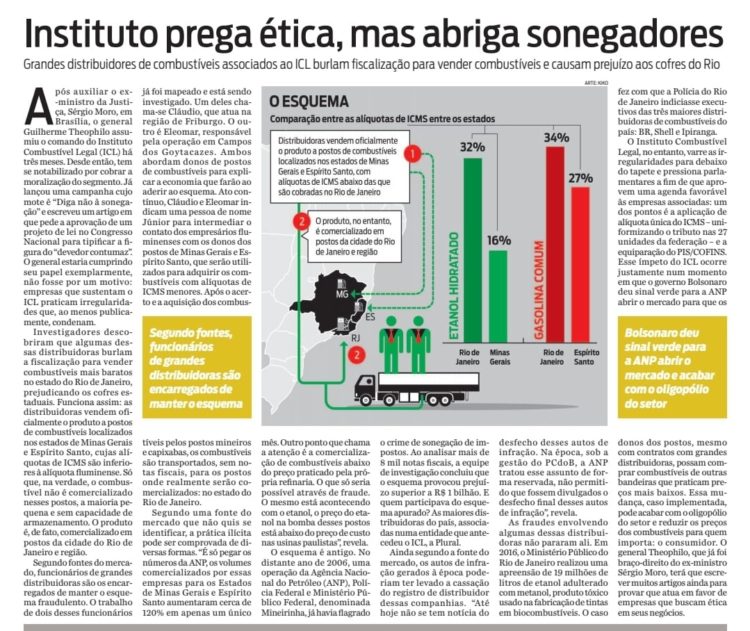 Reportagem de O DIA sobre fraude nos combustíveis