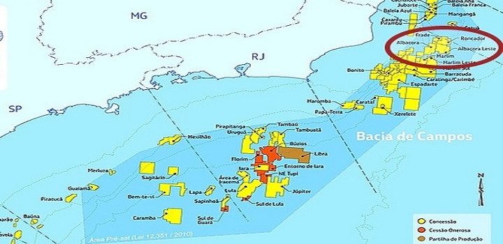 Petrobras coloca à venda os campos de Albacora e Albacora Leste, na Bacia de Campos