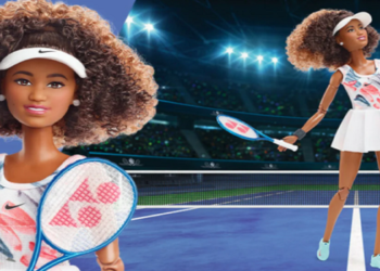 Mattel lançou uma Barbie inspirada na jogadora de tênis Naomi Osaka.