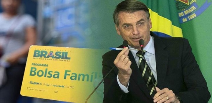 Bolsonaro pode mudar nome do Bolsa Família rt