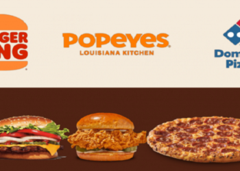 Ação do Burger King dispara após anúncio de fusão com a Domino’s