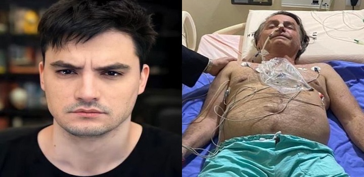 Felipe Neto ironiza internação de Bolsonaro