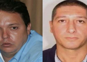 Ex-vereador Cristiano Girão e o policial reformado Ronnie Lessa
(foto: Reprodução/Facebook Divulgação/PCERJ)