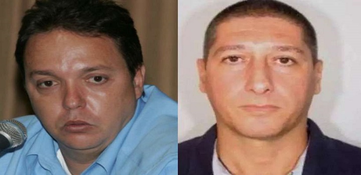Ex-vereador Cristiano Girão e o policial reformado Ronnie Lessa
(foto: Reprodução/Facebook Divulgação/PCERJ)