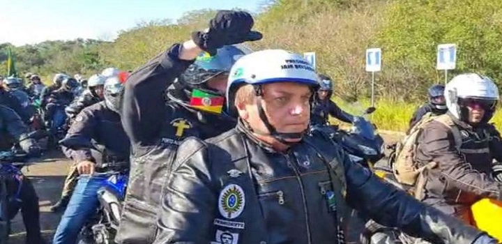 Motociata de Bolsonato em Porto Alegre: Presidente ataca Barroso