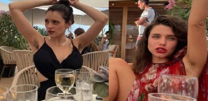 Bruna Linzmeyer e Lara Tremouroux em Cannes
