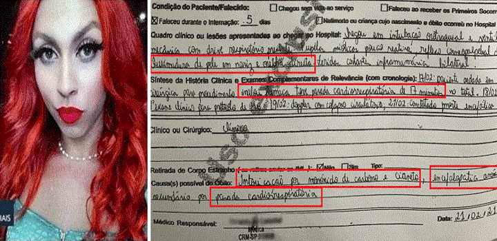Trans lorena muniz morta em incendio