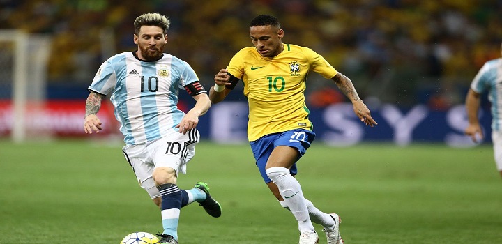 decisão da Copa América entre Brasil e Argentina