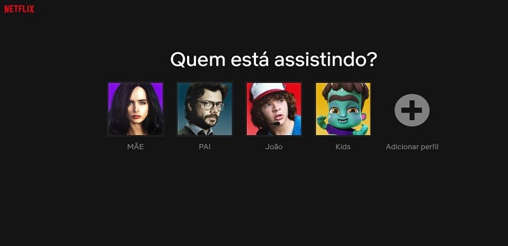 Pacote Netflix com propagandas
