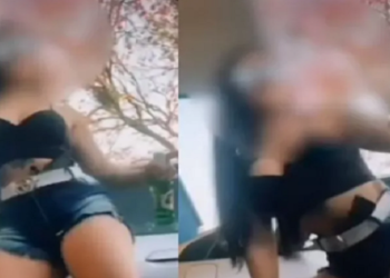 PM arma na cintura no Tik Tok