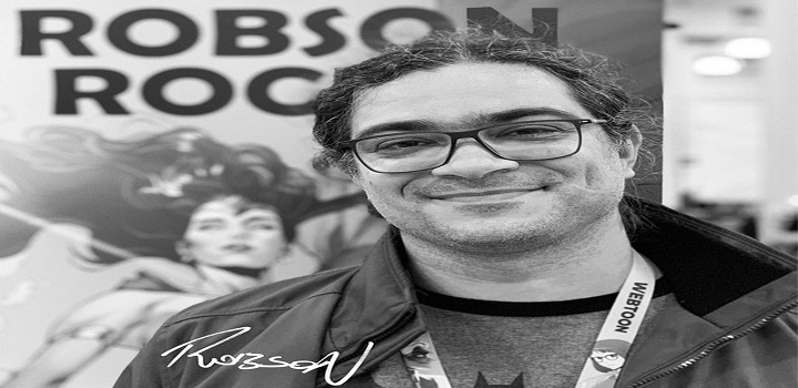 artista brasileiro Robson Rocha, de 41 anos, faleceu neste domingo (11) em decorrência de complicações da Covid-19.