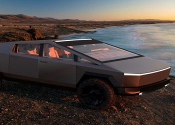Tesla Cybertruck, que provavelmente estará à venda a partir fim do ano, será capaz de girar as quatro rodas,
