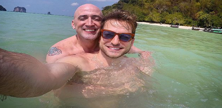 Thales Bretas, marido do ator, compartilhou no Instagram uma foto ao lado de Paulo e deixou um depoimento emocionante