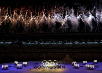 Cerimonia de abertura das Olimpiadas de Toquio