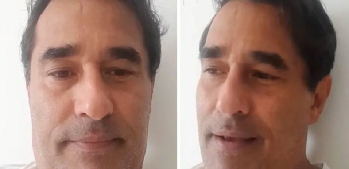 Luciano Szafir foi contaminado um dia antes de receber a vacina contra o coronavírus, de acordo com sua faixa etária.