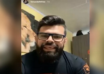 Vereador Fernando FH (MDB) de Itararé fez publicação homofóbica nas redes sociais. — Foto: Reprodução/Instagram