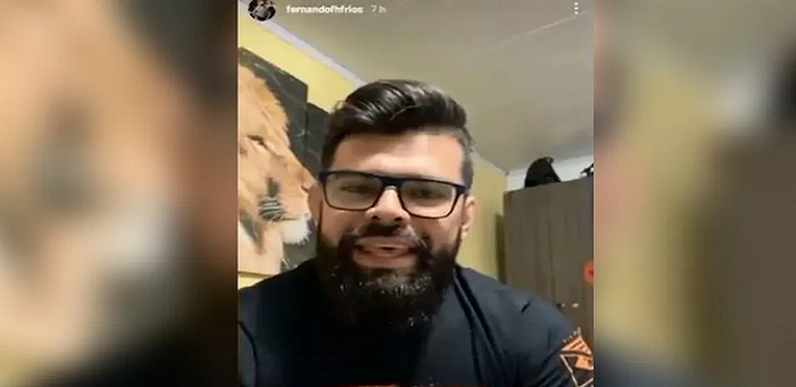 Vereador Fernando FH (MDB) de Itararé fez publicação homofóbica nas redes sociais. — Foto: Reprodução/Instagram