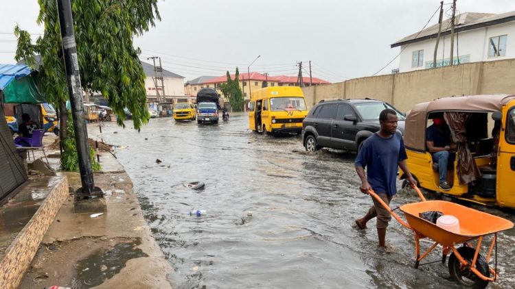 Inundação em Lagos, na Nigéria