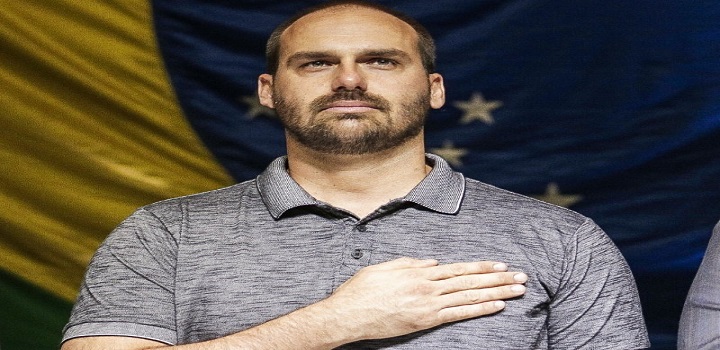 Eduardo Bolsonaro associa cratera do Metrô à contratação de mulheres por concessionária;