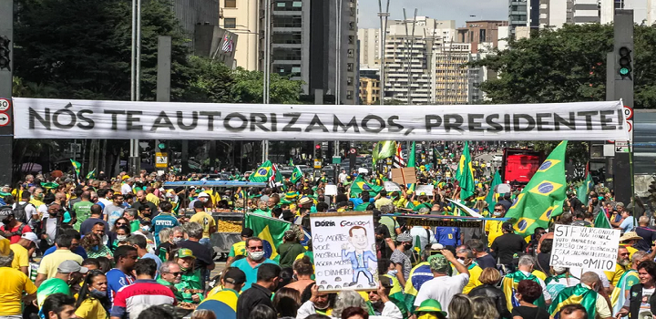 Governo de São Paulo define que Av. Paulista ficará apenas com bolsonaristas no dia 7 de setembro