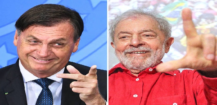 O presidente Jair Bolsonaro (sem partido) acusou seu principal adversário na campanha eleitoral à Presidência, o petista Luiz Inácio Lula da Silva, de ter relações com narcotraficantes, segundo a tradução de entrevista concedida neste domingo (31) à emissora italiana SkyTV24.