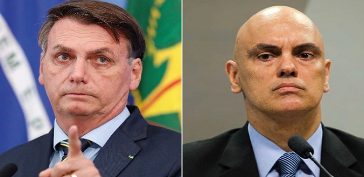 Investigado, Bolsonaro apresenta pedido de impeachment do ministro do STF Alexandre de Moraes