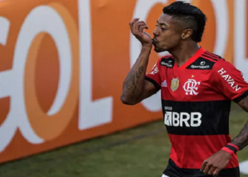 Flamengo e Sport gol de Bruno Henrique