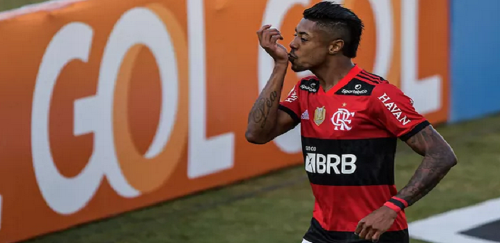 Flamengo e Sport gol de Bruno Henrique