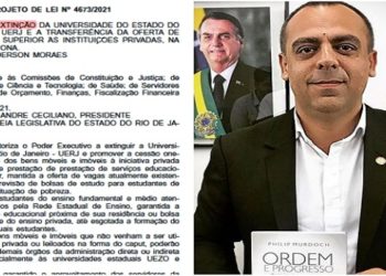 Anderson Moraes propõe venda da Uerj