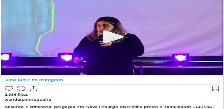 Kakau Cordeiro discurso homofóbico e racista