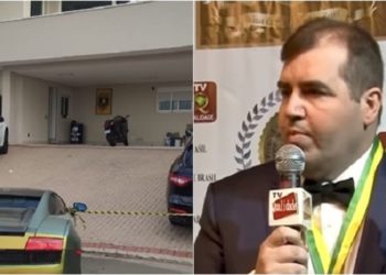 empresário Fabricio Cesar de Oliveira, tinha histórico violento e ameaçava e agredia a família constantemente.