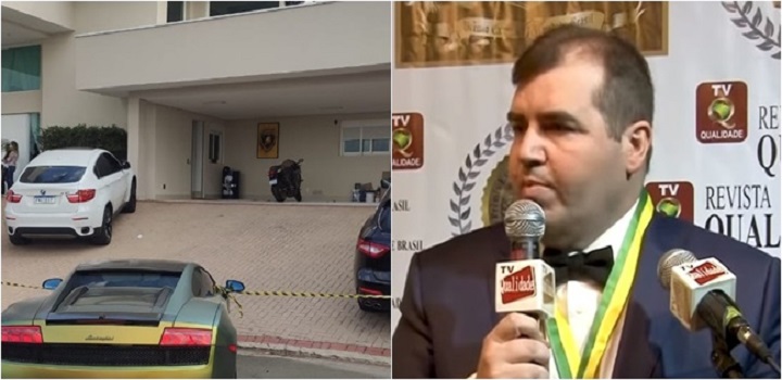 empresário Fabricio Cesar de Oliveira, tinha histórico violento e ameaçava e agredia a família constantemente.