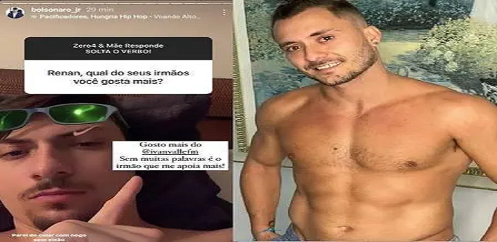 Renan Bolsonaro leva unfollow de Carlos e Eduardo