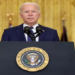 Presidente Joe Biden dos EUA em um pronunciamento após ataque terrorista no aeroporto de Cabul em 26 de agosto — Foto: Jonathan Ernst/Reuters