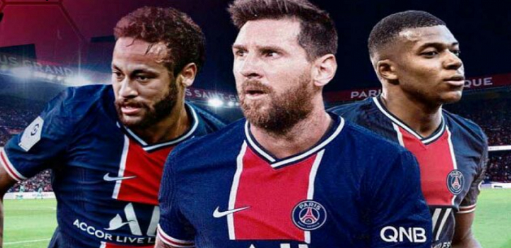 Trio Messi Neymar e Mbappe salários no PSG