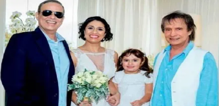 Roberto Carlos deixa isolamento pela primeira vez para o casamento do filho Dudu Braga em SP