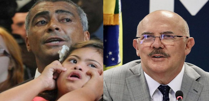 Romário manda ministro tomar vergonha na cara