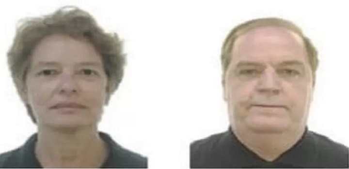 Raquel Heringer Cesar e Paulo Oliveira Cesar foram encontrados mortos em apartamento em Vila Velha (ES) Foto: Reprodução