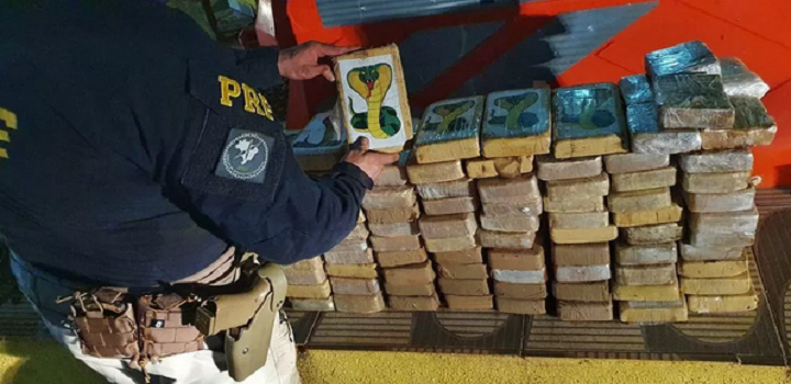 PRF apreende 83 kg de cocaina no Tocantins