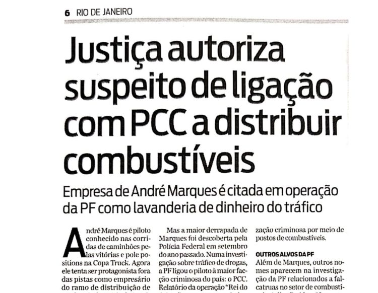ndré Marques: Piloto de Formula Truck denunciado em reportagem de O DIA