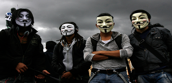 Interessados em participar do Anonymous não precisam ser da área de Tecnologia da Informação, mas sim concordar e defender os mesmos ideais do coletivo. (Foto: Divulgação)