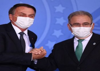 Ministro testou positivo para covid-19 nos Estados Unidos Presidente teve contato com Queiroga Anvisa divulgou uma série de recomendações
