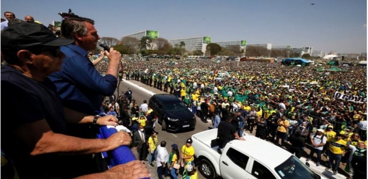 'Bolsonaro descontrolado' e 'manifestação de força': as diferentes visões da imprensa internacional sobre 7 de setembro