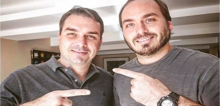 Carlos e Flávio Bolsonaro investgados pelo MP RJ
