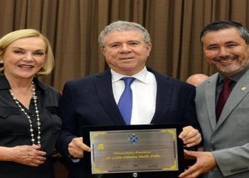 Celso (centro) era acionista da Cosan (Câmara de Piracicaba/Divulgação)